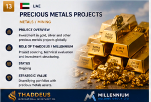 Precious metals: international project development — Agenparl article illustration