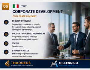 Corporate development and strategic partnerships in Italy — Agenparl article illustration