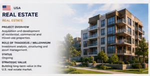 US real estate development and asset management — Agenparl article illustration