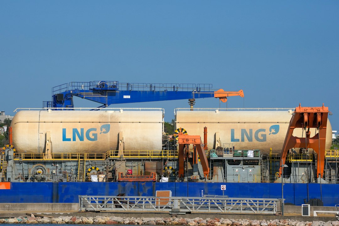 LNG tanks illustrating international energy cooperation.